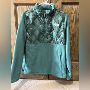 The North Face Teal Pullover Fleece Half-Zip